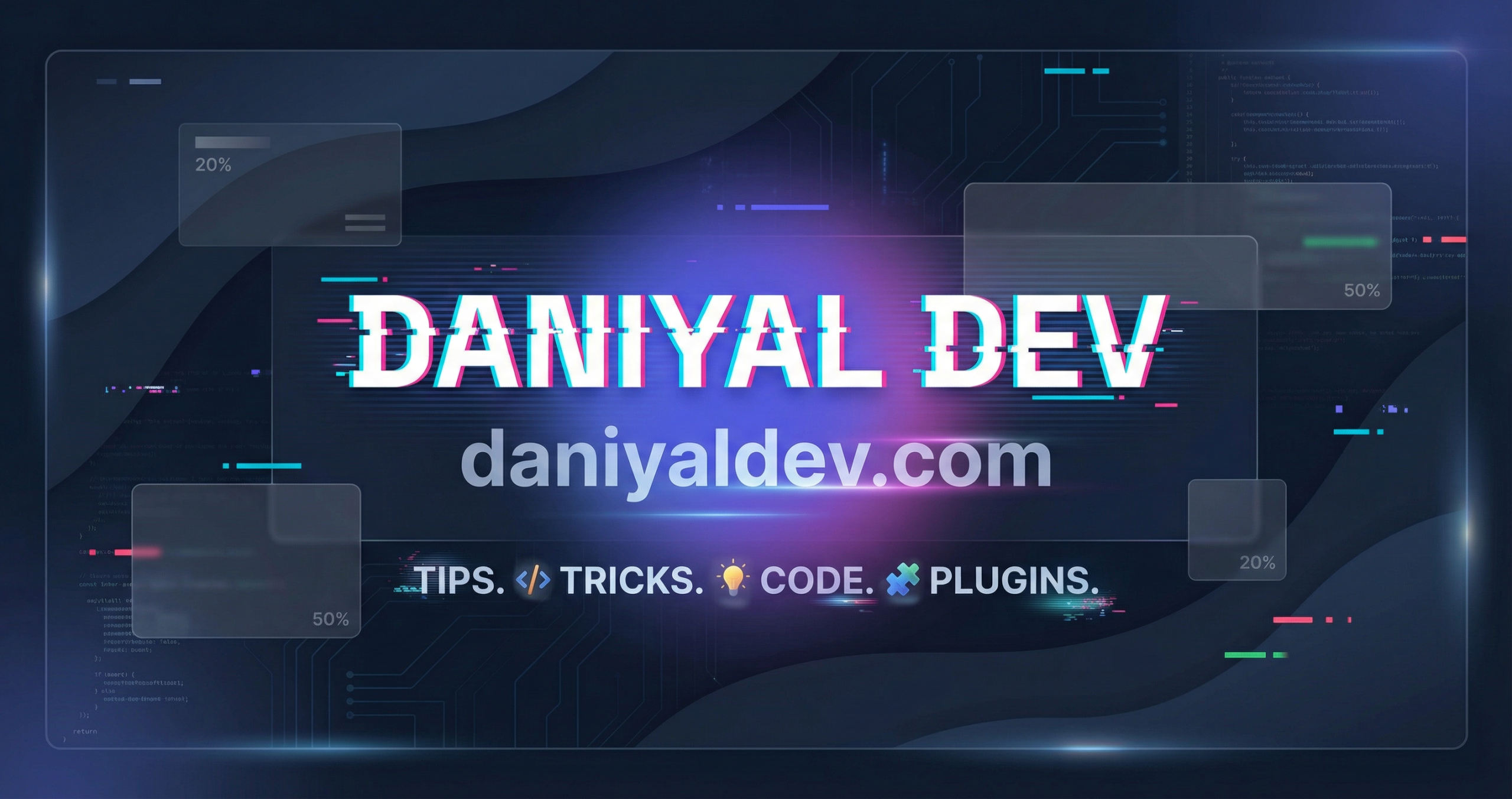DaniyalDev website preview